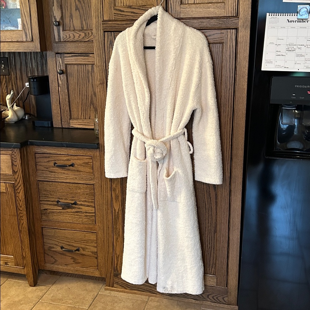 Barefoot Dreams Cozy Chic White Robe Size 3 Large Soft Comfortable Lounge‎ - Picture 5 of 10